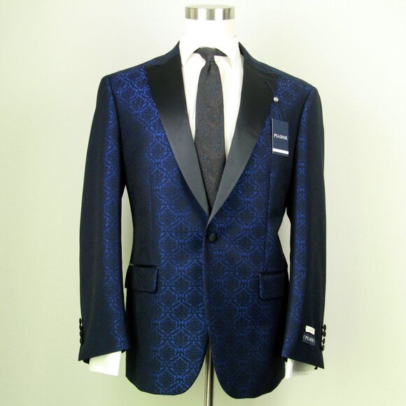 Jos‎ A Bank Sportcoat 44R Blazer Jacket Tailored Medallion Dinner Jacket E04560 - Picture 1 of 8
